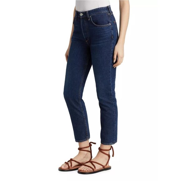 RAG & BONE Nina High-Rise Ankle Cigarette Jeans in Cambria - NWT - Picture 3 of 8